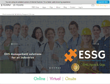 Tablet Screenshot of essg.com